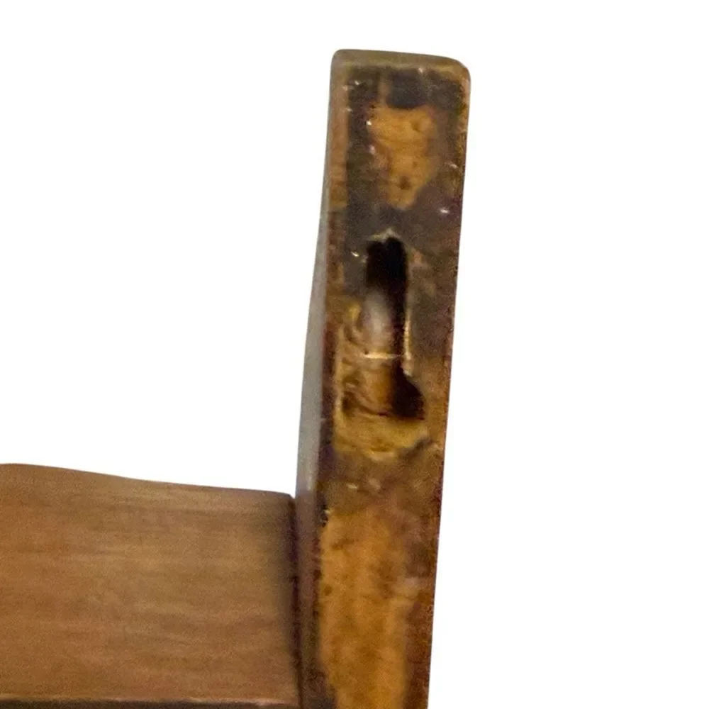 Vintage Wood Wall Plate Display Shelf Rack in Brown Classic Home Decor